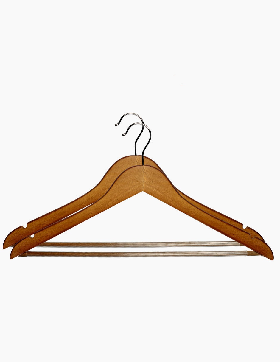 Gancho para traje Vintage de madera 5 piezas 4