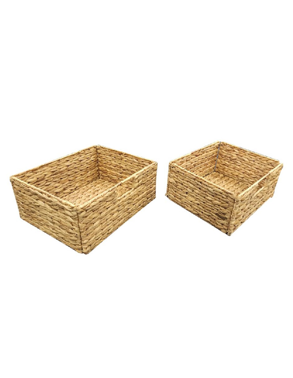 Set cesto multiusos de jacinto de agua 4