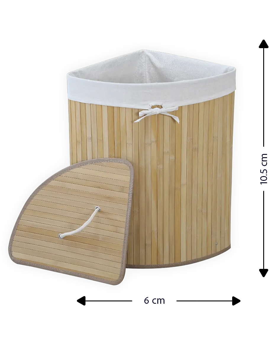 Cesto ropa para ropa de bambú 4
