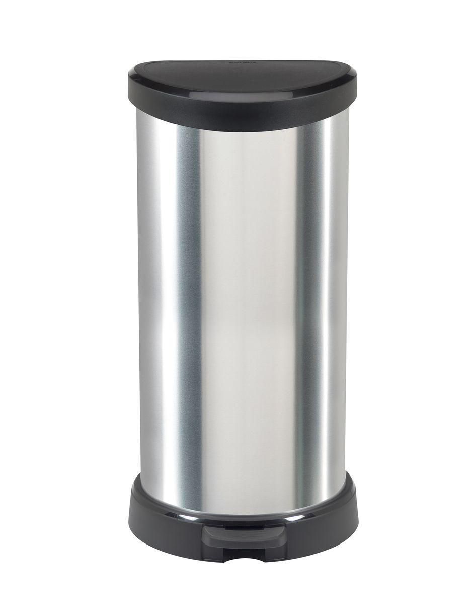 Bote de basura Decobin push 40L de acero inoxidable Bote de basura Decobin push 40L de acero inoxidable