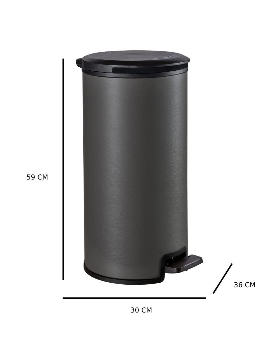 Bote de basura Pedal Bin 30L de polipropileno 5