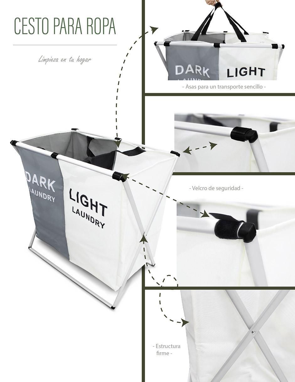 Cesto ropa para ropa de aluminio 5