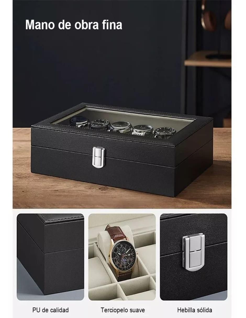 Caja reloj rectangular 2