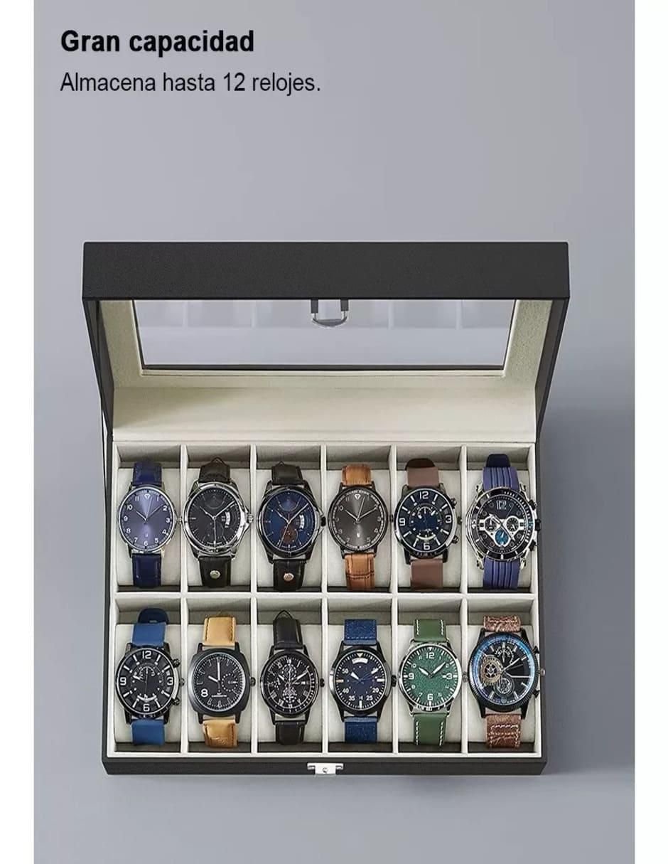 Caja reloj rectangular 3