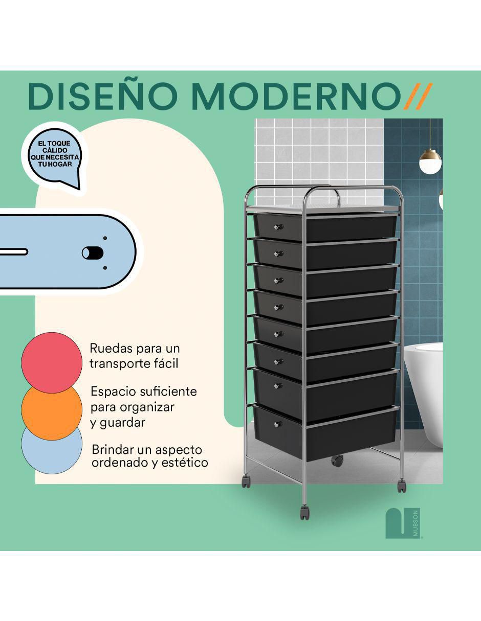 Carrito organizador mubson carro organizador multiusos