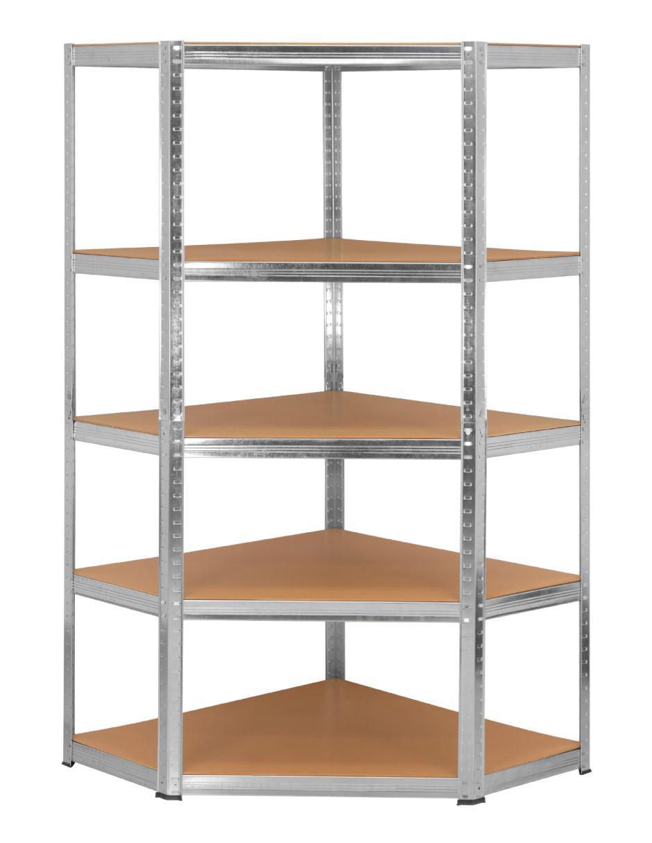 Estante de madera con metal ESME-01 5