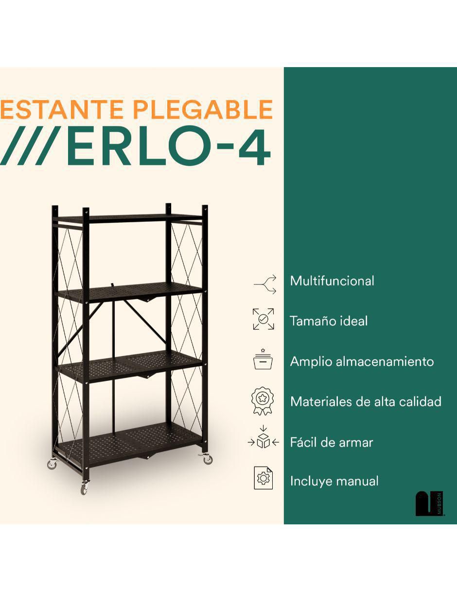 Rack de 4 estantes/compartimentos 2