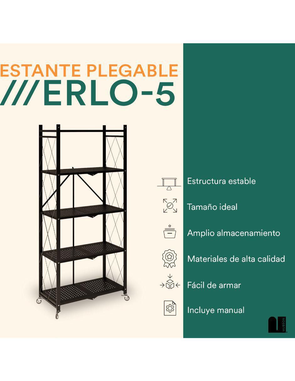 Rack de 5 estantes/compartimentos 2