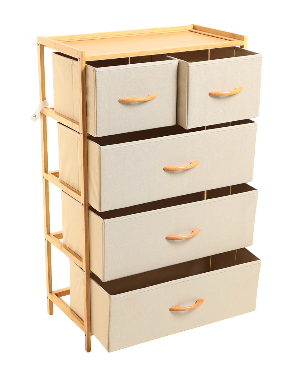Cajonera Linum de bambú 4