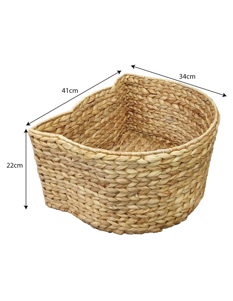 Cesto multiusos de jacinto de agua 7