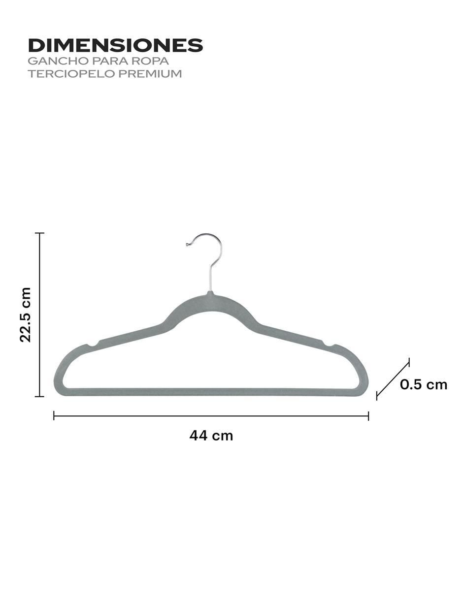 Set gancho ag box premium "de" terciopelo 50 "piezas"
