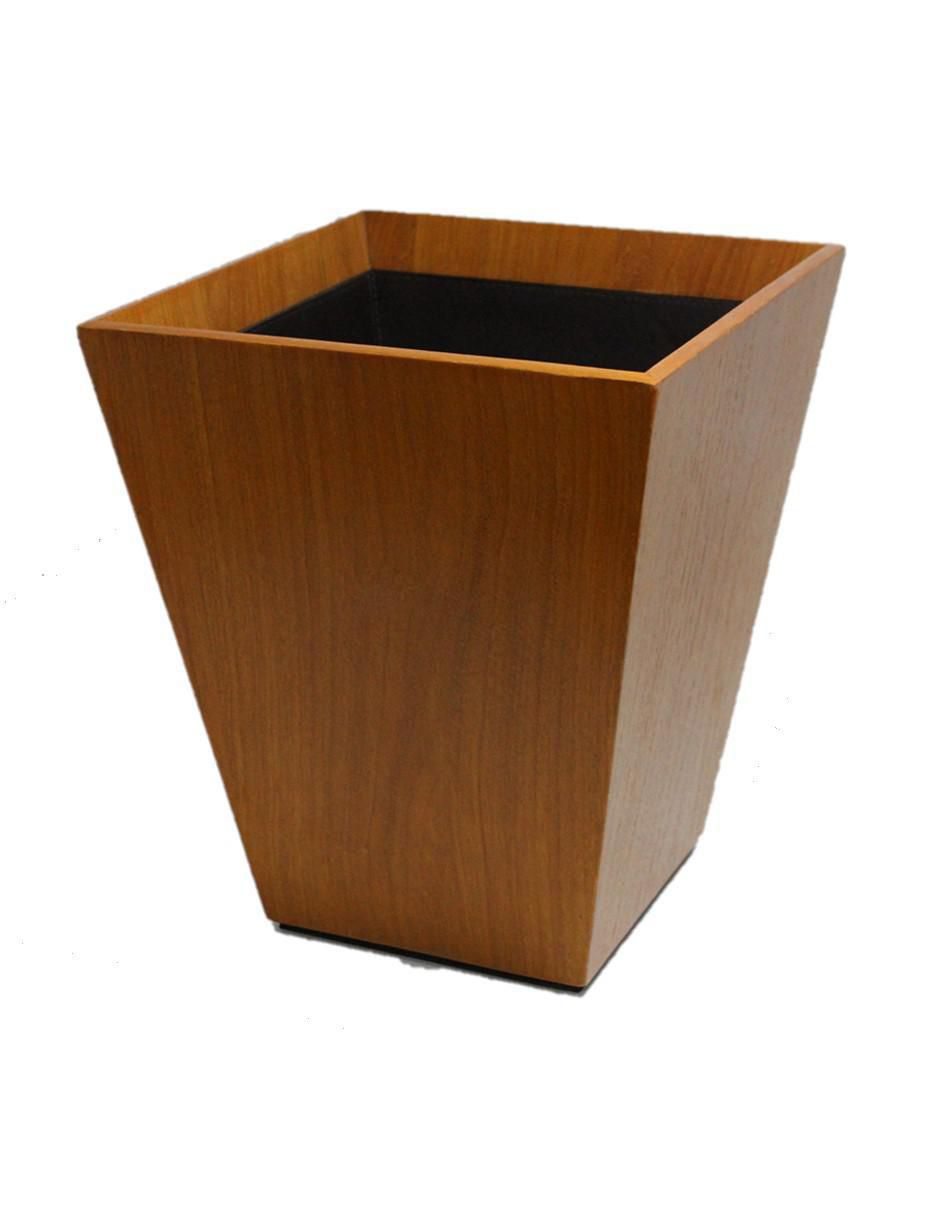 Bote de basura de madera 1