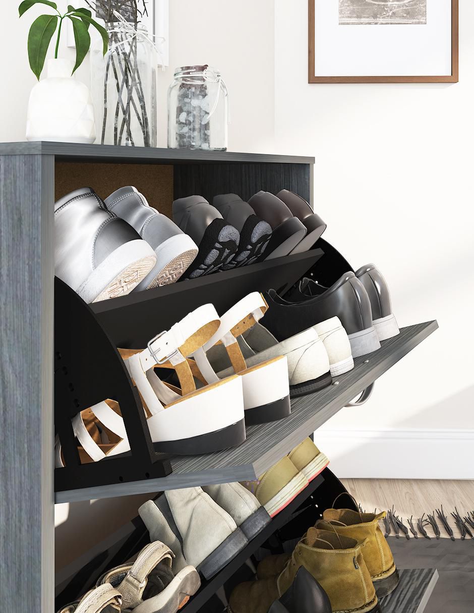 "zapatera " mueble playcon sin familia o colección "para" 12 "pares de zapatos"