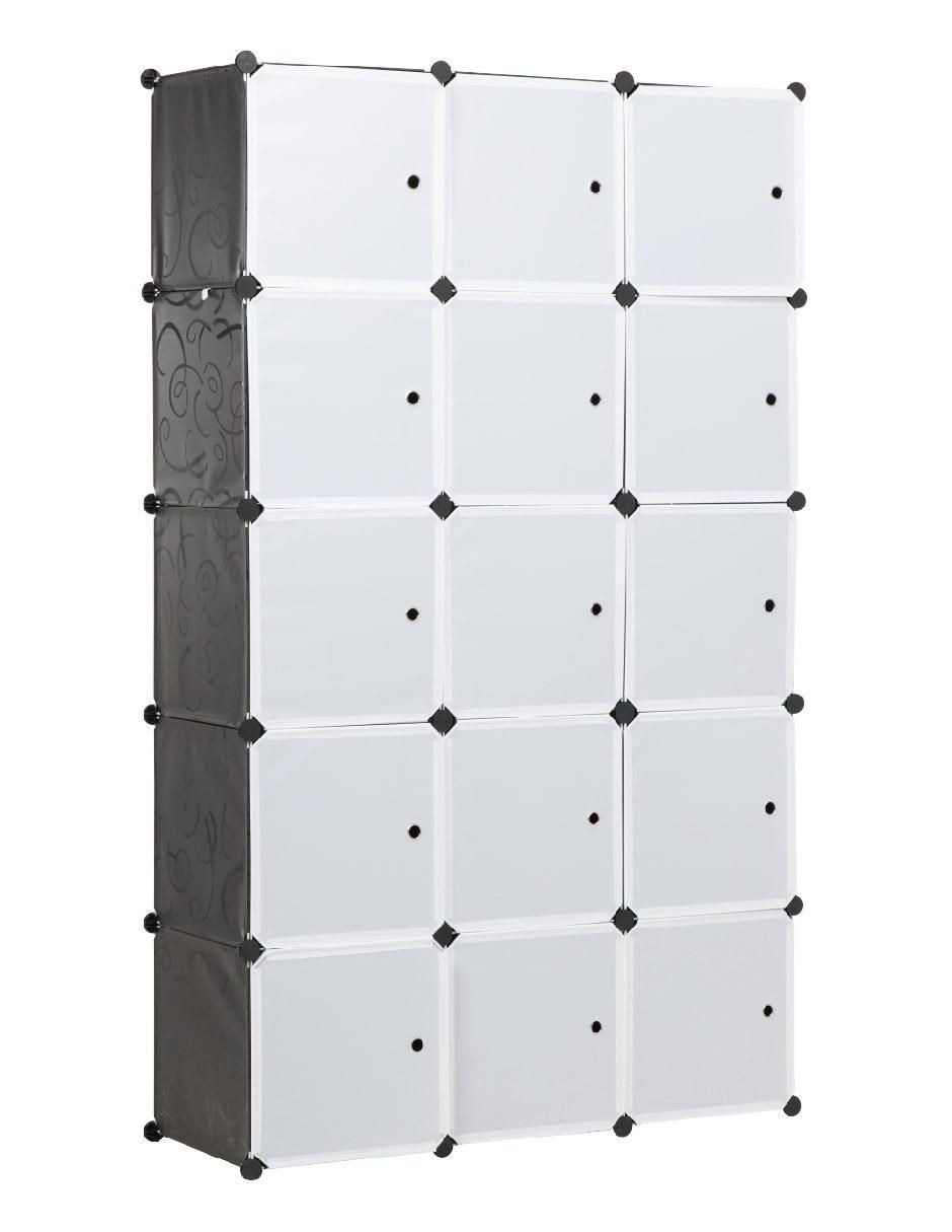 Multi Organizador Closet Armario Con Puerta 15 Cubos Para