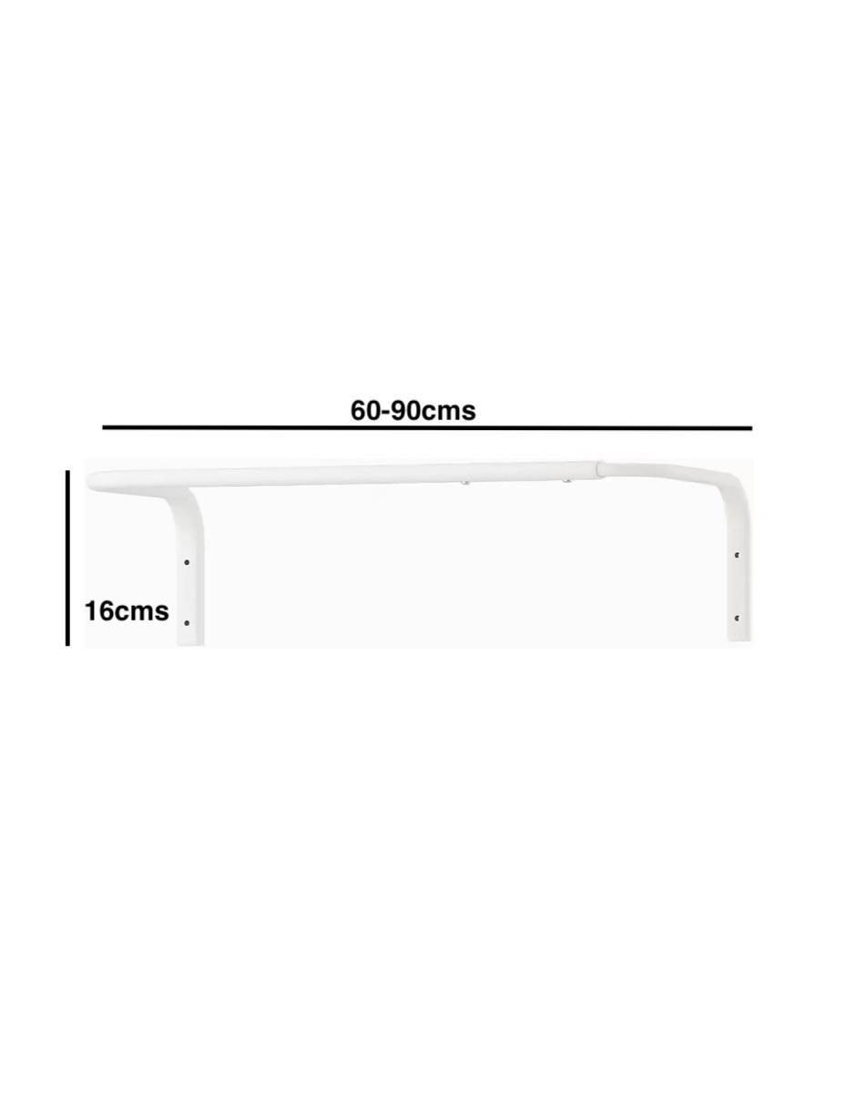Perchero de pared de acero 2 ganchos 5