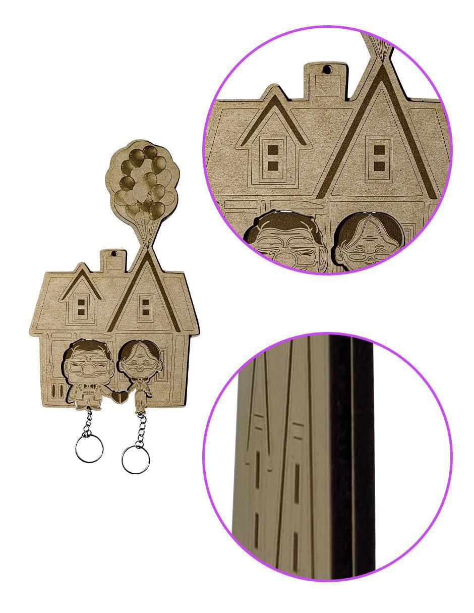 Porta llaves de madera 2