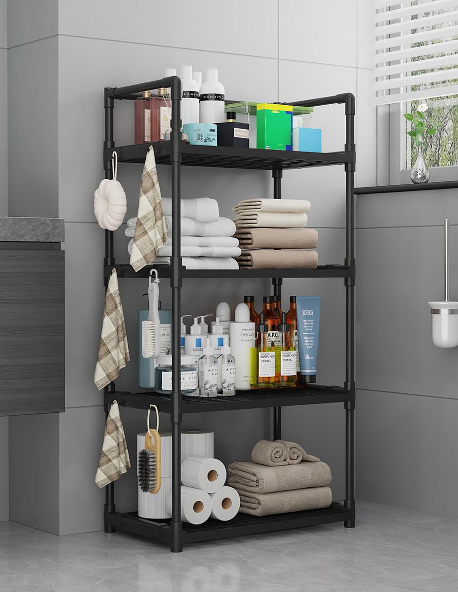 Rack de 4 compartimentos y 1 estante 2