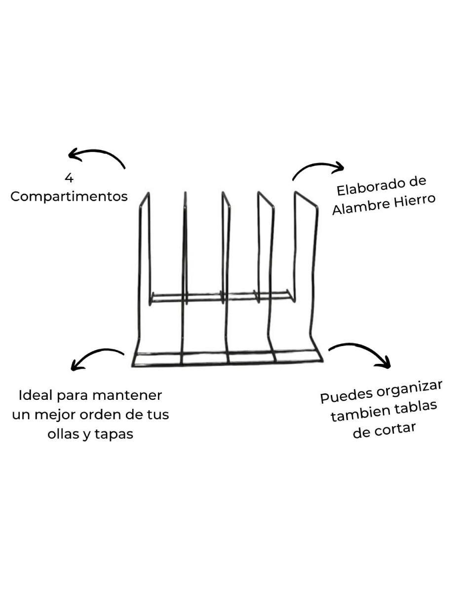 Rack de 4 compartimentos 4