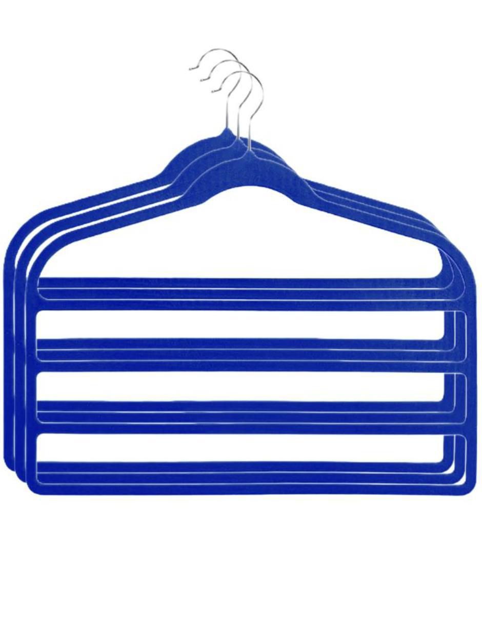 Gancho para pantalón de terciopelo 3 piezas Gancho para pantalón de terciopelo 3 piezas