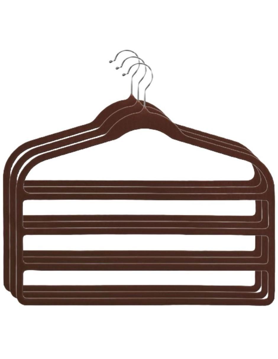 Gancho para pantalón de terciopelo 3 piezas Gancho para pantalón de terciopelo 3 piezas