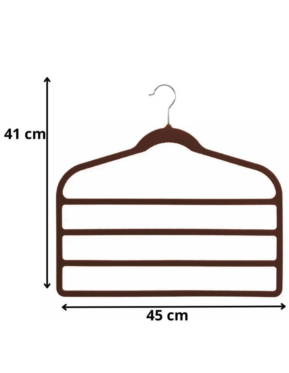 Gancho para pantalón de terciopelo 3 piezas 4