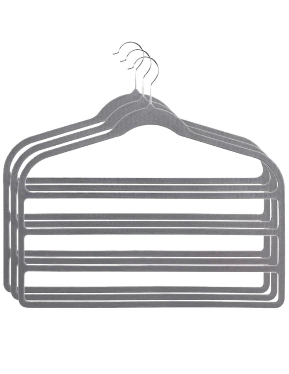 Gancho para pantalón de terciopelo 3 piezas Gancho para pantalón de terciopelo 3 piezas