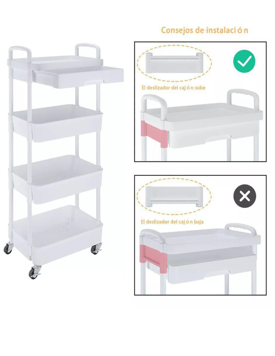 Carrito organizador armable 3