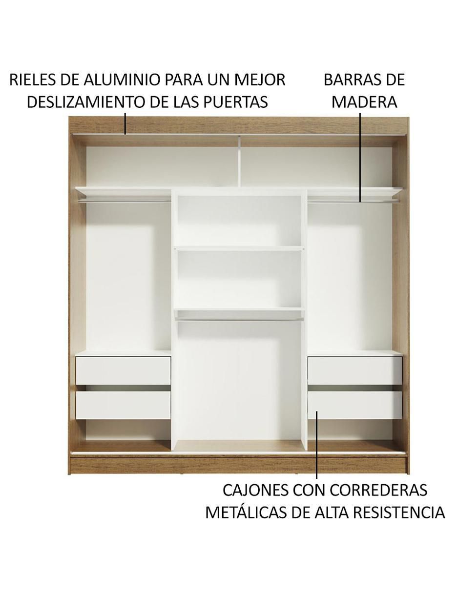 Ropero Reno 10956E de MDP 5