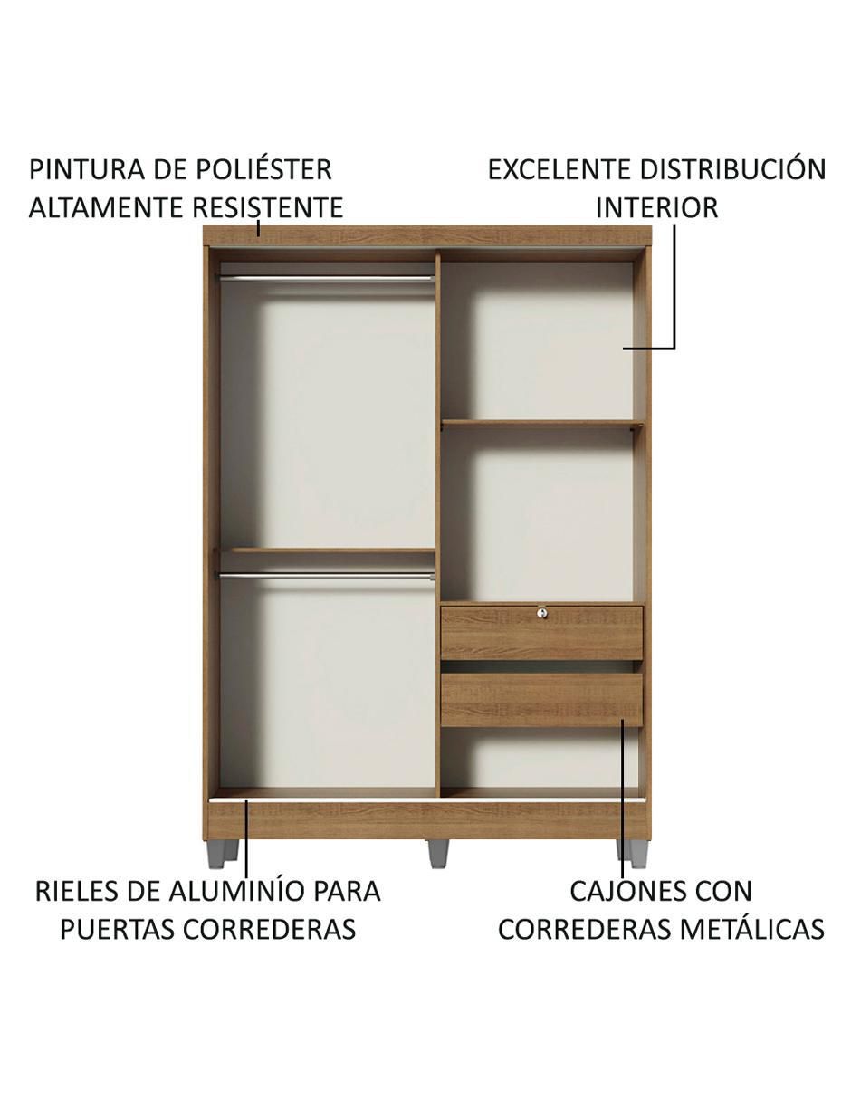 Ropero Luke 10445ZACP de MDP 5