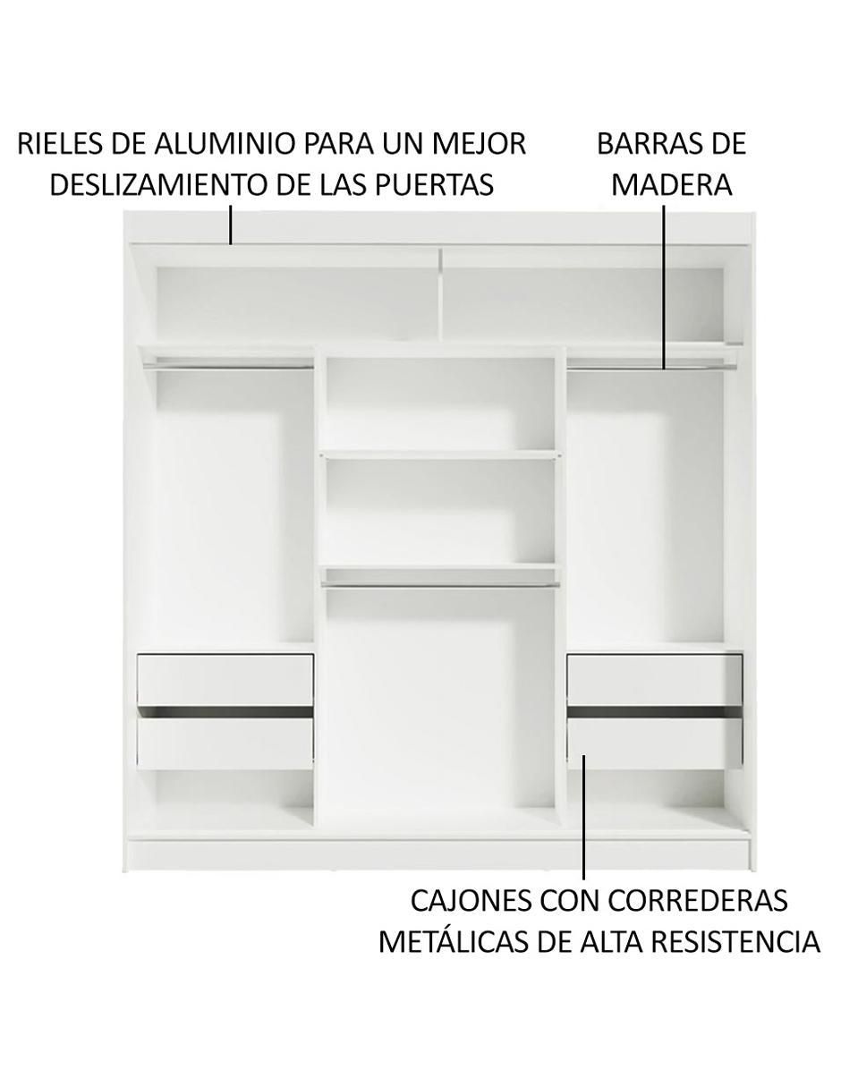 Ropero armable Reno 1095091E 15