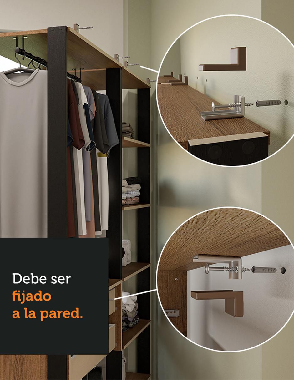 Ropero armable Valencia Mddr0500017k de MDP 6