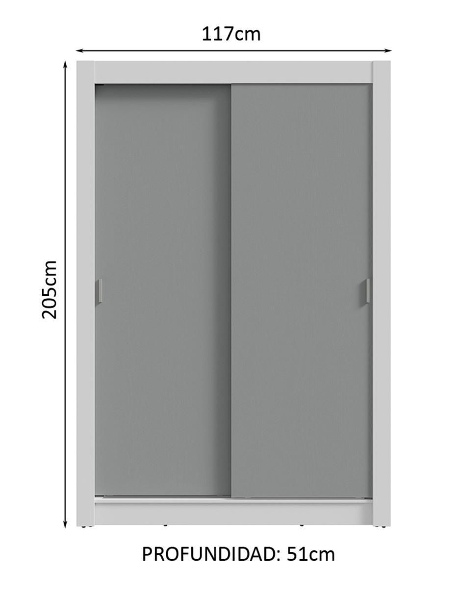 Ropero Milano 1194F8 de MDP 10