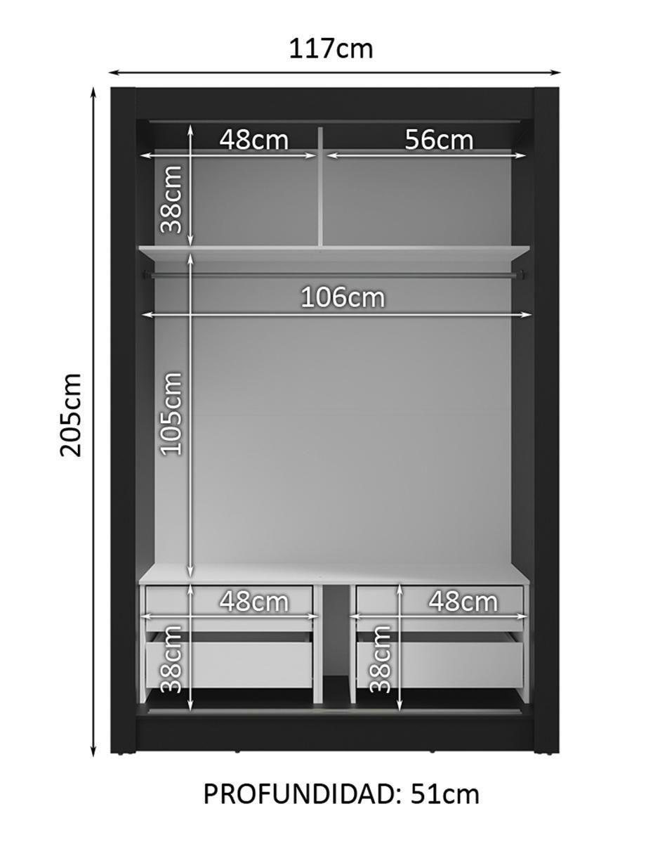 Ropero Vivare Plus de MDP 10