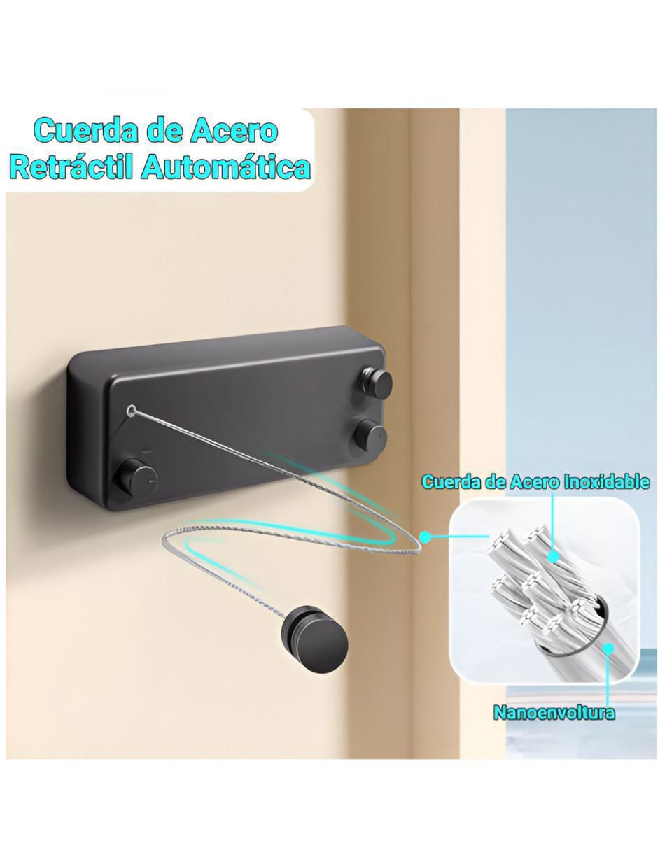 Tendedero retráctil Wünd de plástico y metal