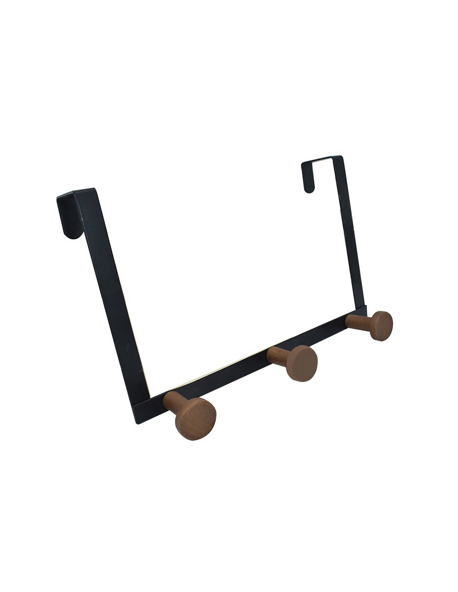 Perchero de pared Clásico de metal 3 ganchos 2