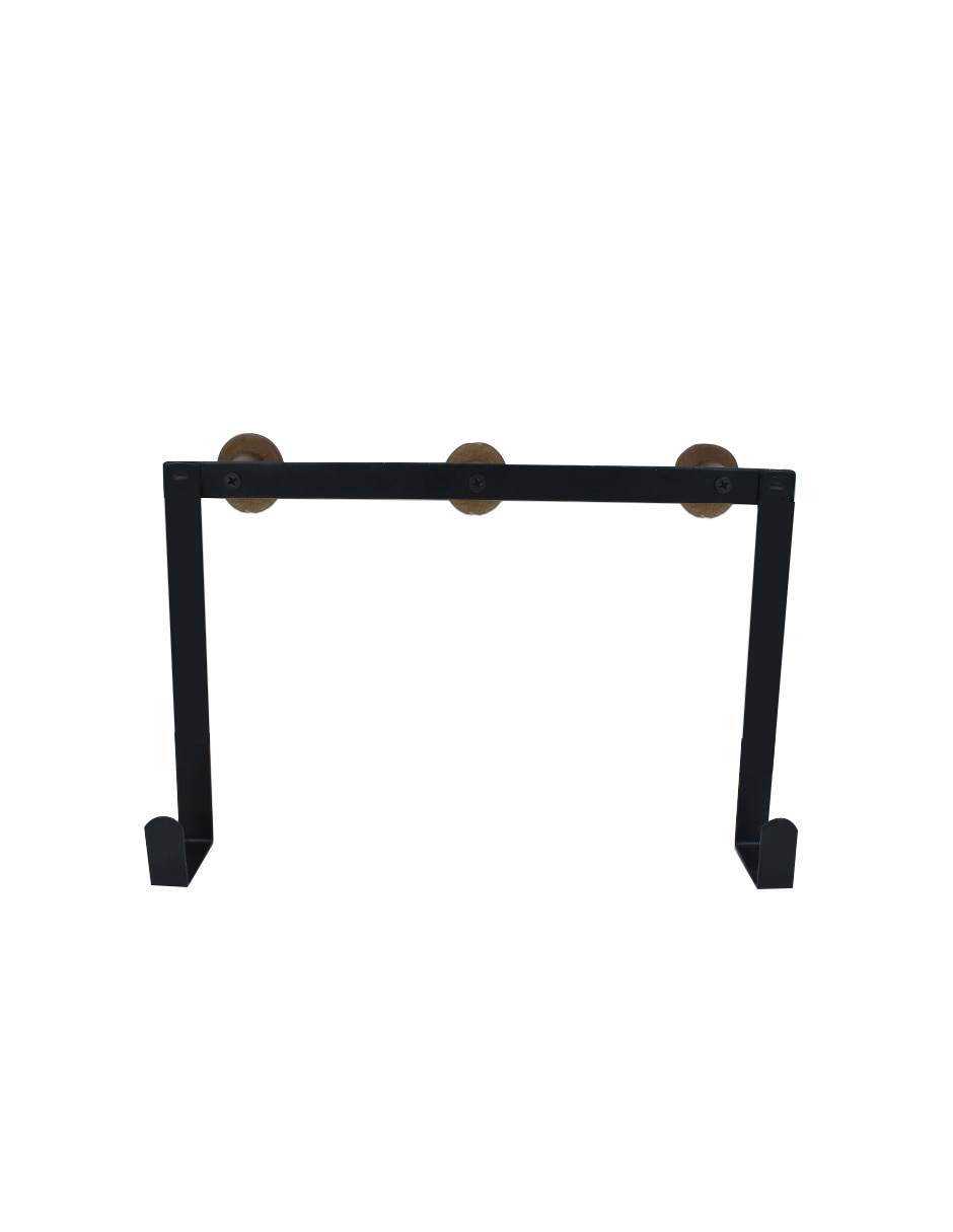 Perchero de pared Clásico de metal 3 ganchos 3