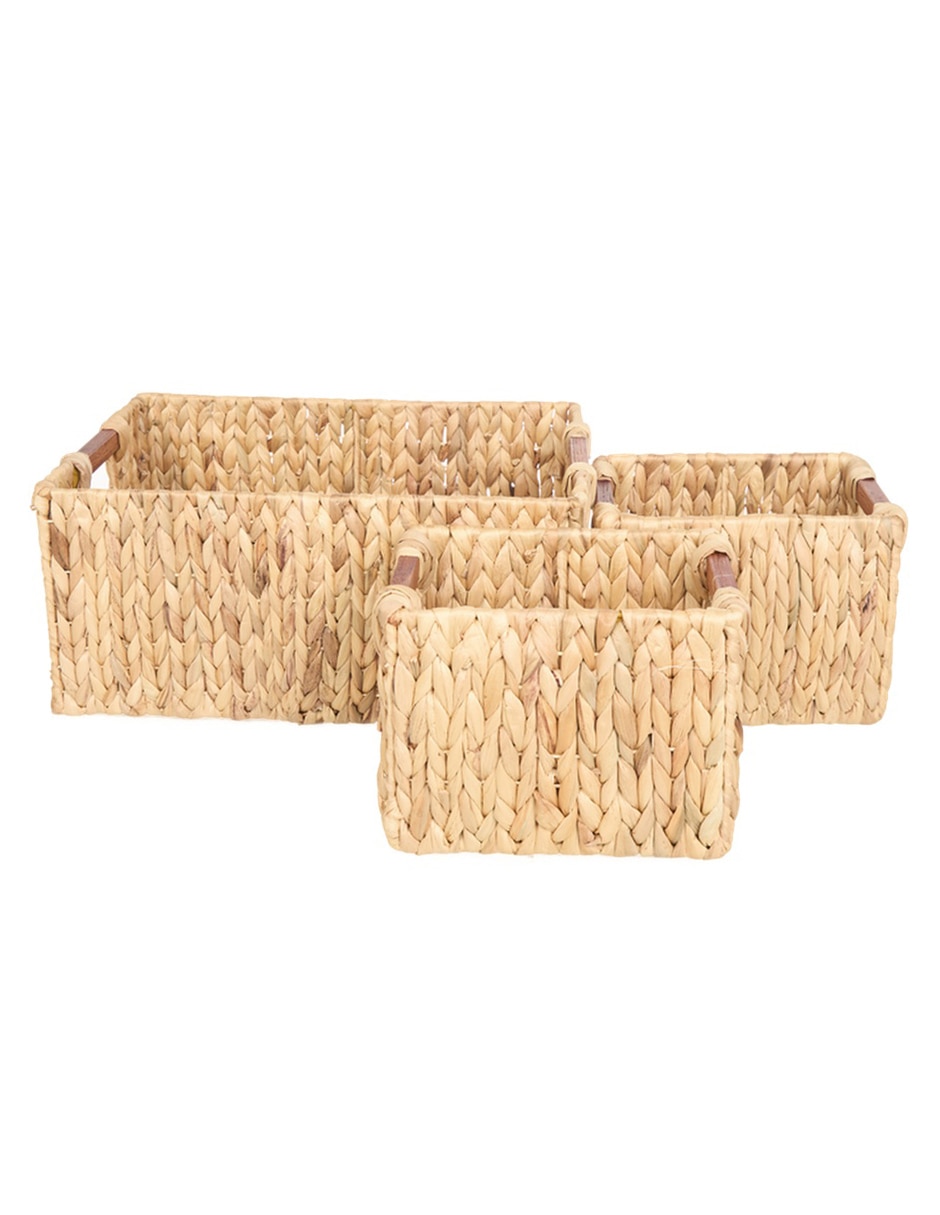 Set caja decorativa rectangular con 3 piezas 2