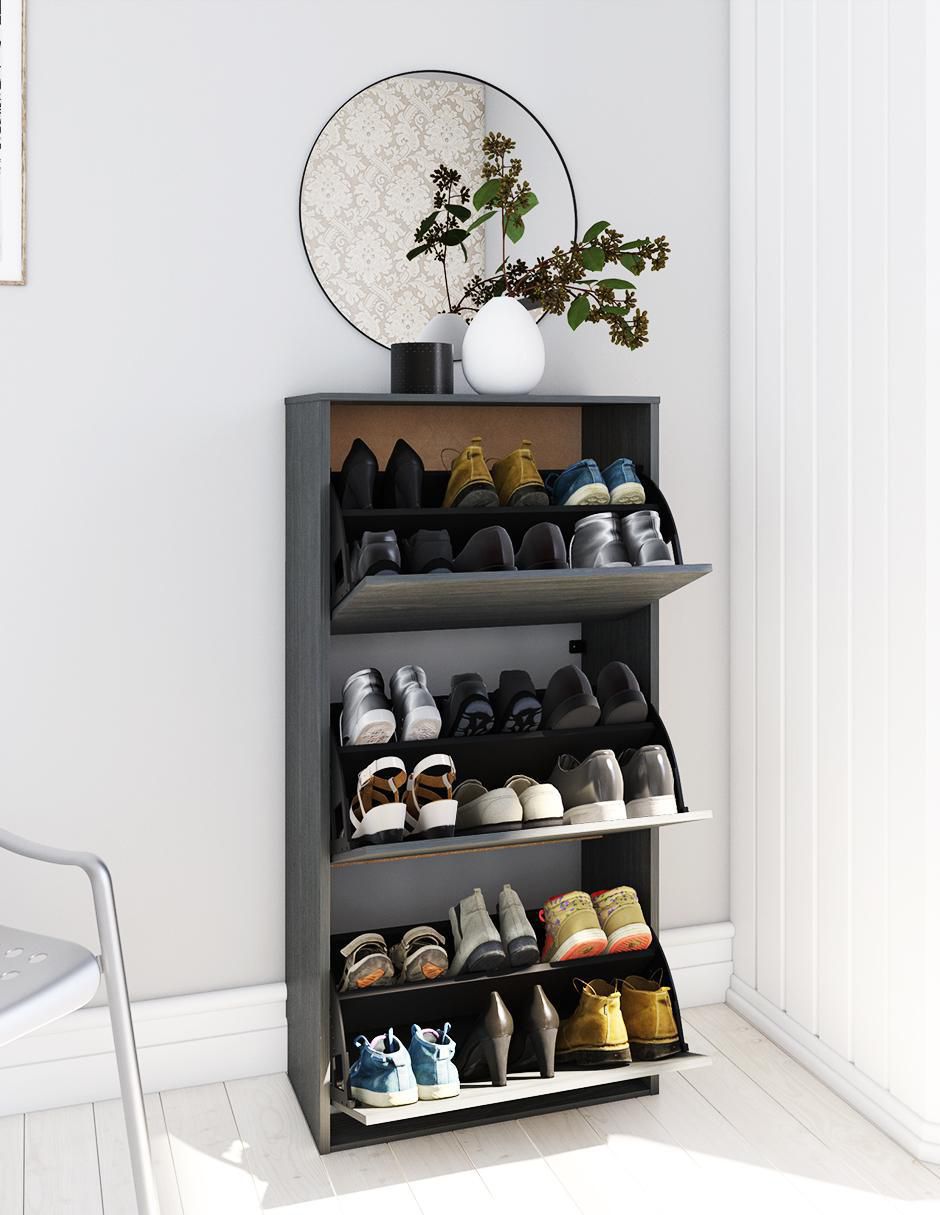 Zapatera mueble Playcon para 18 pares de zapatos adulto