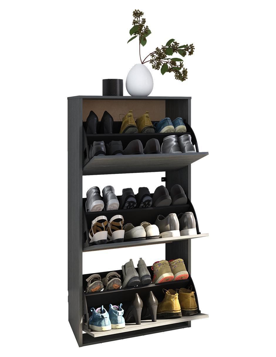Zapatera mueble Playcon para 18 pares de zapatos adulto