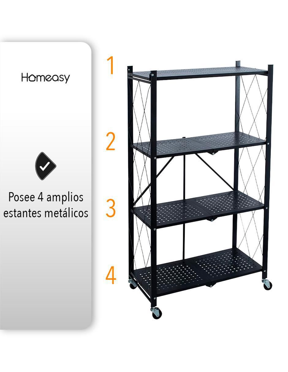 Rack de 4 compartimentos y 4 estantes 4