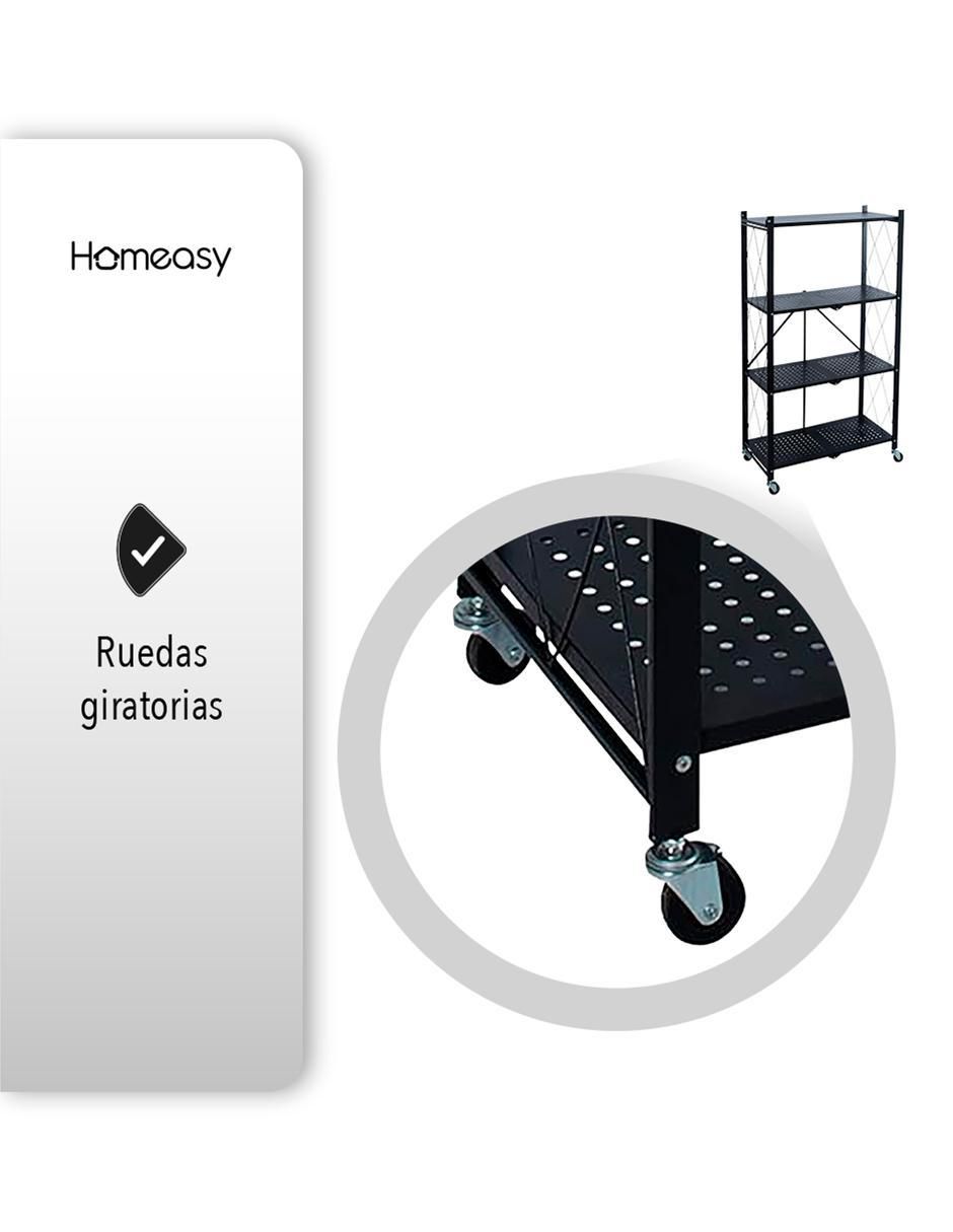 Rack de 4 compartimentos y 4 estantes 5