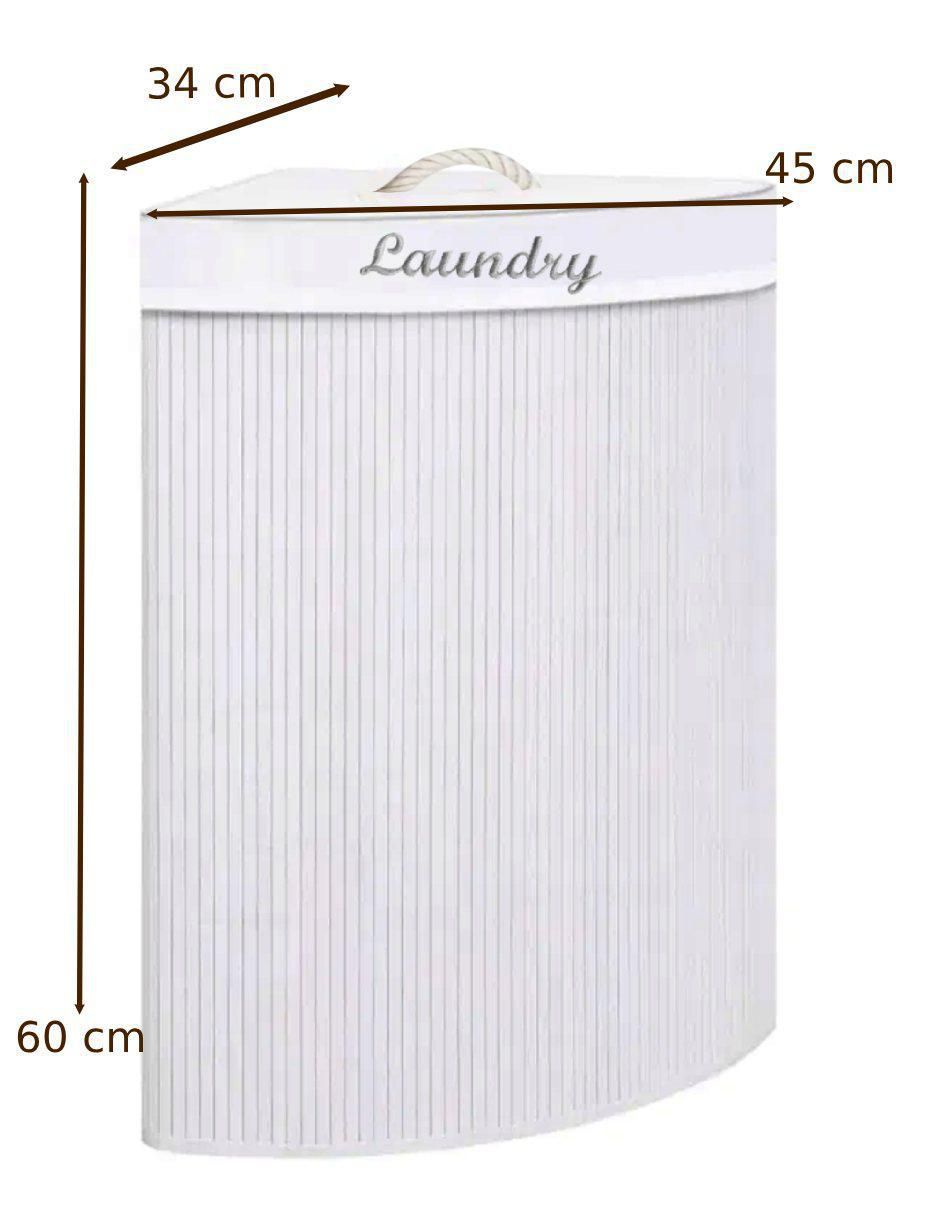 Cesto para ropa de bambú 3