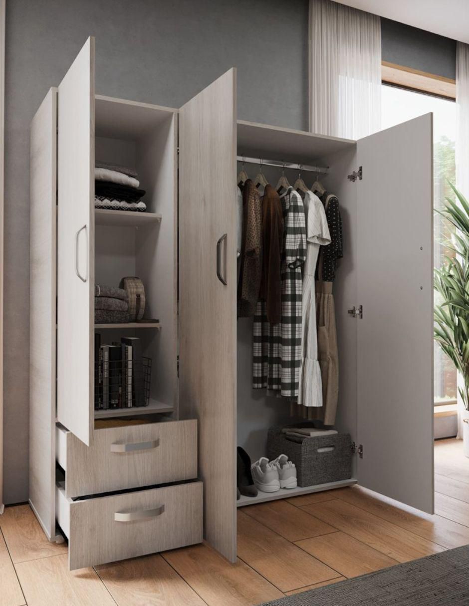 Armario habitación M01322cl-czbl de madera 6