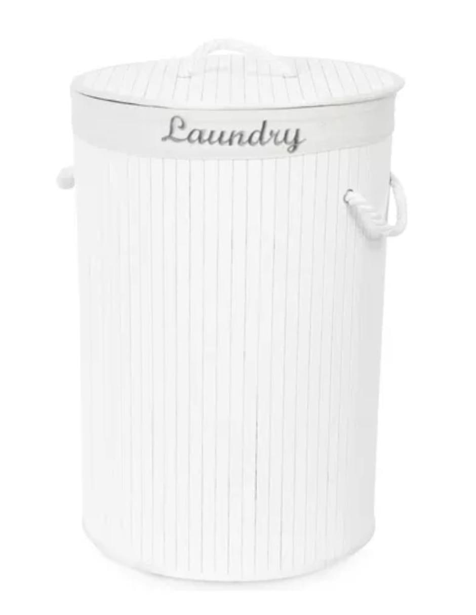 Cesto para ropa de bambú