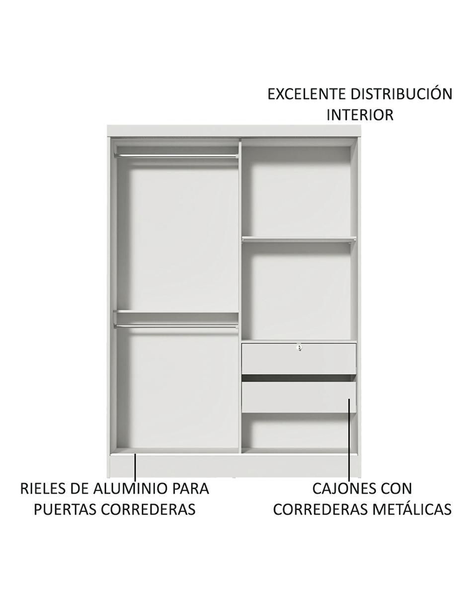 Armario Nick XA104409AML de MDP 4