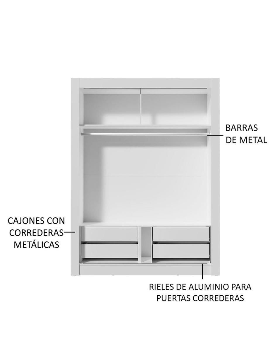 Ropero Dallas Plus 10949B1E4G de MDP 5