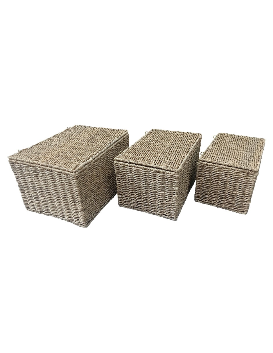 Set Cesto almacenamiento de plàstico
