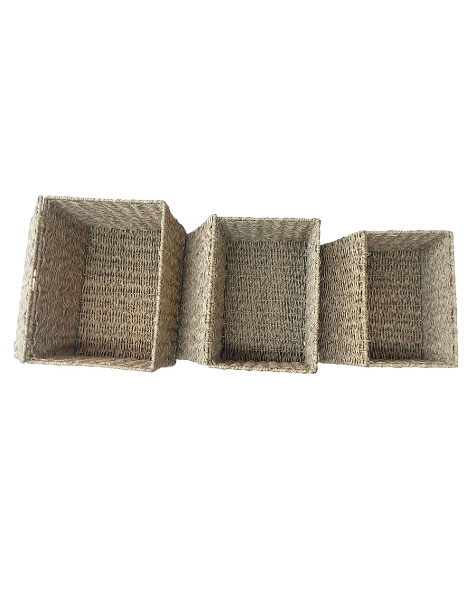 Set Cesto almacenamiento de plàstico 7