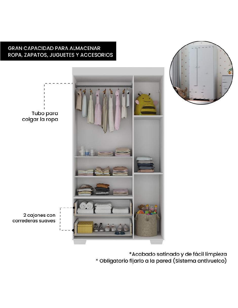 Ropero Infantil de MDF 4
