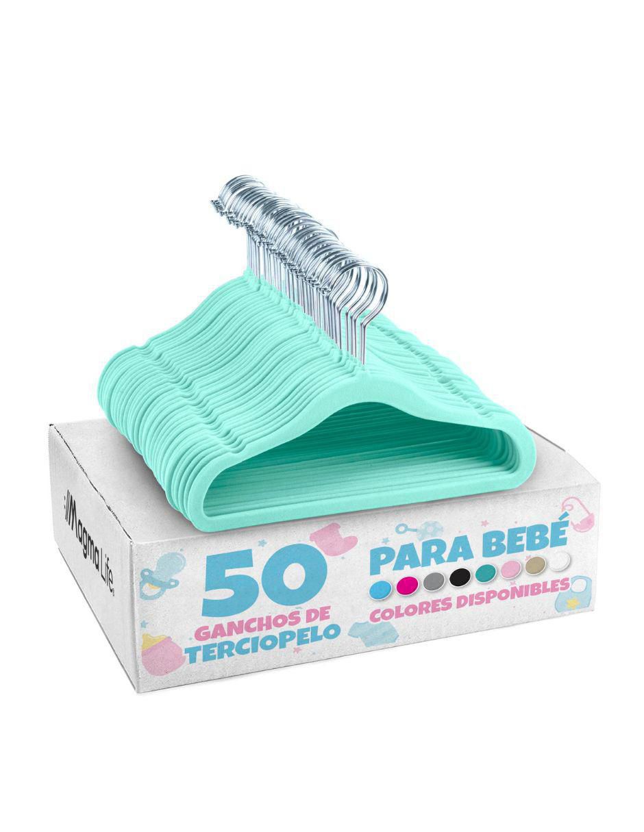 Set gancho infantil de terciopelo 50 piezas